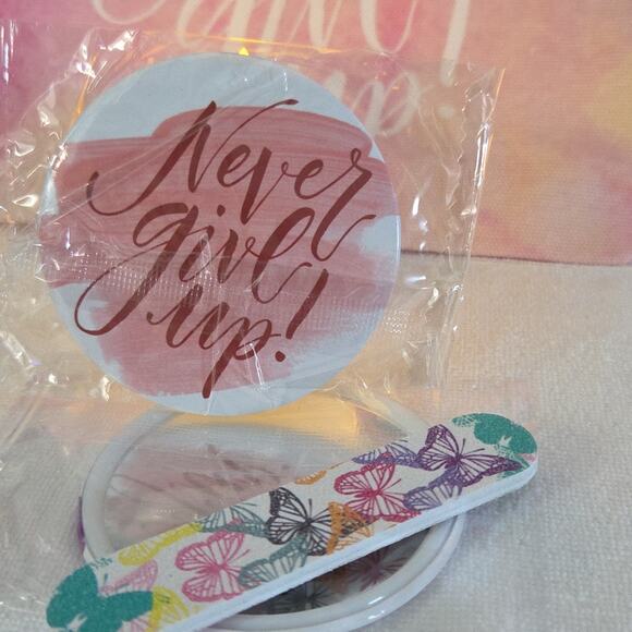 NEVER GIVE UP" Inspirational/ Motivational GIFT SET - Picture 4 of 7